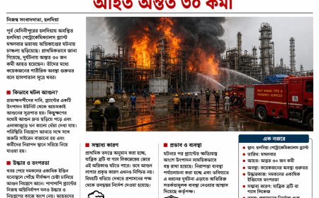 হলদিয়া পেট্রোকেমিক্যালস প্ল্যান্টে ভয়াবহ অগ্নিকাণ্ড, আহত অন্তত ৩০ কর্মী