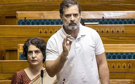 ছাত্র, ইডিয়ট আর অন্ধভক্ত! লোকসভায় রাহুল গান্ধীর মন্তব্যে শোরগোল, ক্ষমা চাওয়ার দাবি রিজিজুর