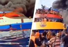 इंडोनेशिया में दर्दनाक हादसा: मदुरा द्वीप के पास फेरी में लगी भीषण आग, 5 की मौत; 41 लोग लापता