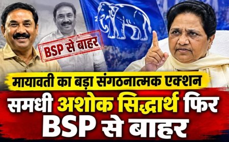 मायावती का बड़ा संगठनात्मक एक्शन, समधी अशोक सिद्धार्थ फिर BSP से बाहर
