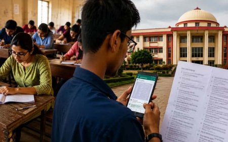 হোয়াটসঅ্যাপে ঘুরছে প্রশ্নপত্র, মিল ৭০%! পরীক্ষা শেষ হতেই সেমিস্টার বাতিল ছত্তীসগড়ের বিশ্ববিদ্যালয়ে