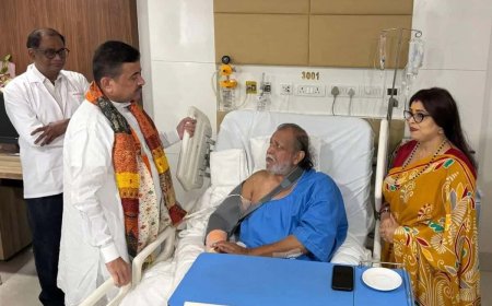 হাসপাতালে চিকিৎসাধীন মিঠুন চক্রবর্তী; দেখতে এলেন মুখ্যমন্ত্রী শুভেন্দু অধিকারী