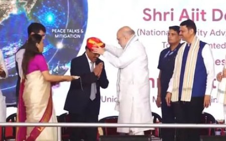 দেশের নিরাপত্তা, বিদেশ নীতিতে অবদানে ডোভালকে রাষ্ট্রীয় সম্মান, ভূয়সী প্রশংসা অমিত শাহের