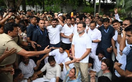 जंतर-मंतर प्रदर्शनकारियों के साथ राहुल गांधी की प्रेस कॉन्फ्रेंस, छात्रों ने लगाए पुलिस कार्रवाई के आरोप; लोकतांत्रिक अधिकारों पर उठाए सवाल