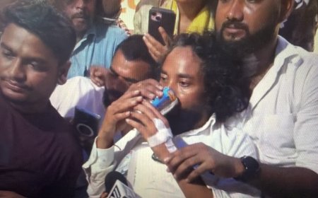 JPSC-JSSC आंदोलन का 12वां दिन: सोनम वांगचुक की अपील पर देवेंद्र महतो ने तोड़ा वाटर स्ट्राइक, लेकिन भूख हड़ताल जारी