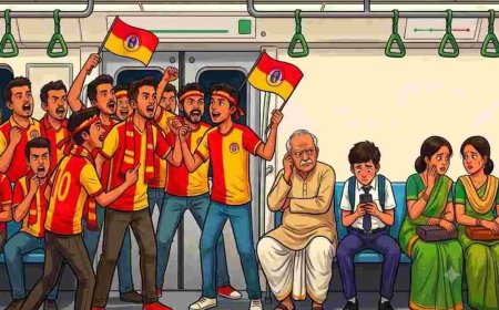 অন্ত্যমিলে সাজানো খিস্তি ‘স্লোগান’ নয়—এই সহজ সত্যি ময়দানফেরত সমর্থকরা বুঝবেন কবে?
