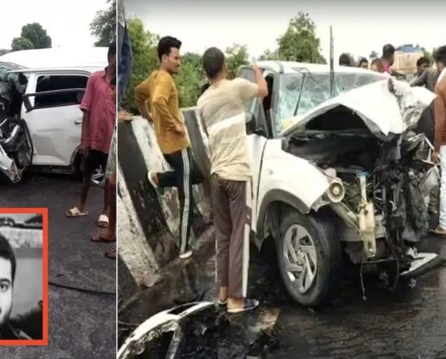 झांसी-कानपुर हाईवे पर दर्दनाक हादसा, अतीक अहमद के बेटे आबान की मौत; बड़े भाई से मिलने जाते समय डिवाइडर से टकराई कार