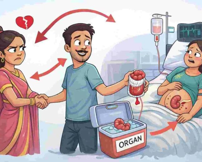 কিডনির জন্য ডিভোর্স! দ্বিতীয় স্ত্রীর অঙ্গ নিয়ে ফের ফিরলেন প্রথমের কাছে! রোগীর জীবন হার মানাবে সিনেমাকেও