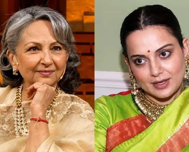 বন্দেমাতরম নিয়ে শর্মিলা ঠাকুরের মন্তব্যে চটলেন কঙ্গনা, 'হিন্দু-মুসলিম মানসিকতা' থেকে বেরনোর পরামর্শ