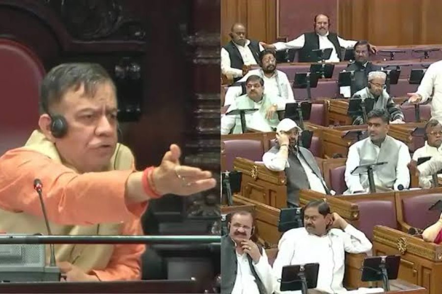 UP विधानसभा मानसून सत्र में हंगामा, सपा विधायक पर भड़के अध्यक्ष सतीश महाना; सदस्यता रद्द करने के प्रस्ताव की दी चेतावनी