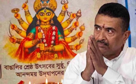 সরকারি বিজ্ঞাপনে মা দুর্গার ১১ হাত! ত্রুটির জন্য প্রকাশ্যে ক্ষমা চাইলেন মুখ্যমন্ত্রী শুভেন্দু অধিকারী