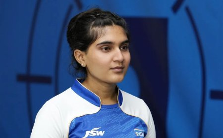 ईशा सिंह ने 25 मीटर पिस्टल में जीता सिल्वर, शूट-ऑफ में चूका गोल्ड; मनु भाकर फाइनल से बाहर