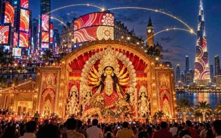 বুর্জ খলিফা থেকে টাইমস স্কোয়্যার! দুর্গাপুজোর প্রচারে ২০০ কোটি ভিউ, ২৬০০ ইনফ্লুয়েন্সার নামাচ্ছে রাজ্য