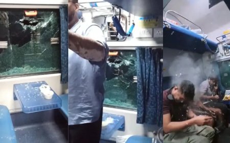 दुरंतो एक्सप्रेस पर पत्थरबाजी से हड़कंप, 3 कोच की खिड़कियां टूटीं; रेलवे एक्ट में केस दर्ज