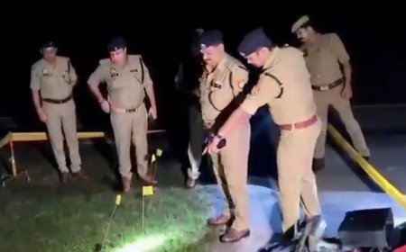 बहराइच में गोकशी के आरोपियों से पुलिस की मुठभेड़, एक के पैर में लगी गोली; तीन गिरफ्तार, हथियार और बाइक बरामद