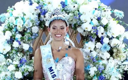 Miss World 2026: শিক্ষকতা থেকে বিশ্বজয়ের মঞ্চ! মিস ওয়ার্ল্ড হয়ে মাথায় নীল মুকুট পরলেন ডোমিনিকান সুন্দরী