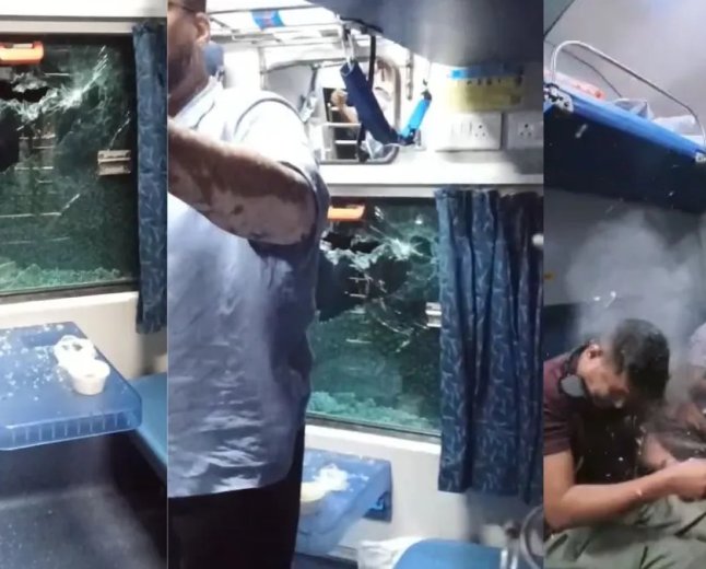 दुरंतो एक्सप्रेस पर पत्थरबाजी से हड़कंप, 3 कोच की खिड़कियां टूटीं; रेलवे एक्ट में केस दर्ज