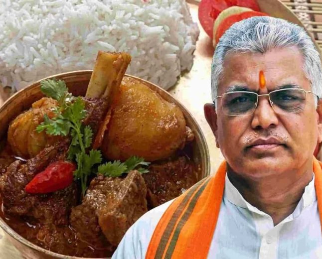 'আমি তো মাছ ছাড়া অন্য কিছু খাই না', পুজোয় আমিষ খাওয়া নিয়ে বাগেশ্বর বাবাকে চাঁচাছোলা জবাব মন্ত্রী দিলীপের