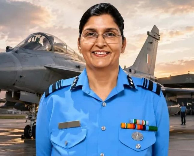 ভারতীয় প্রতিরক্ষা বাহিনীতে ইতিহাস! প্রথম মহিলা নন-মেডিক্যাল অফিসার হিসেবে এয়ার ভাইস মার্শাল শক্তি শর্মা